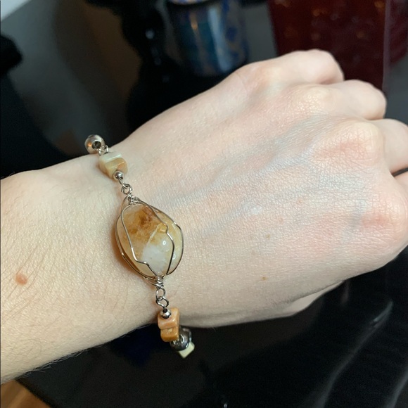 Stone chip bracelet🤎 - Picture 6 of 7